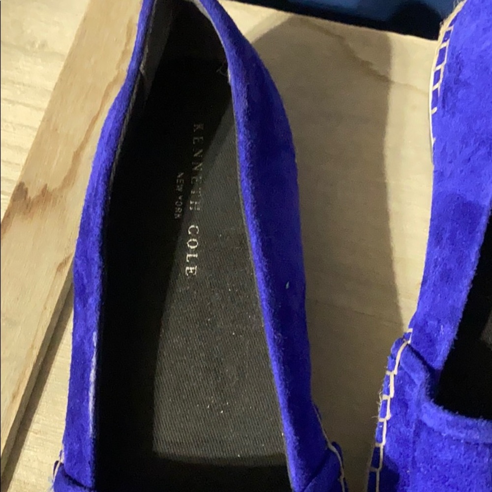 Kenneth Cole blue suede espadrilles - Picture 3 of 4
